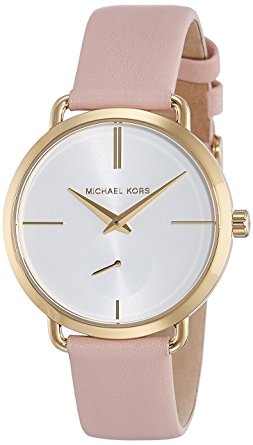 Relógio Mk Michael Kors Pulseira de Couro Rosa Mk2659/2kn