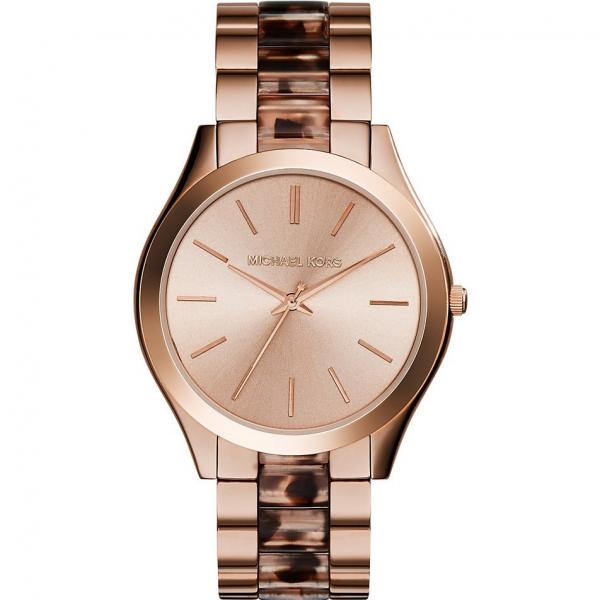 Relogio Mk4301 Slim Rose com PVD Tartaruga - Mk6208