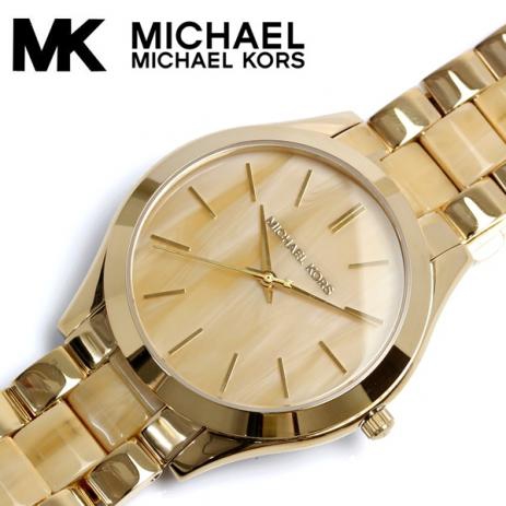 Relogio Mk4285 Slim Dourado Madreprola - Mk6216 - Michael Kors