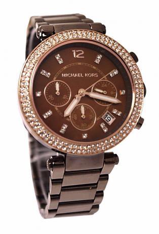 Relogio Mk5578 Marrom Cristais - Mk6171 - Michael Kors