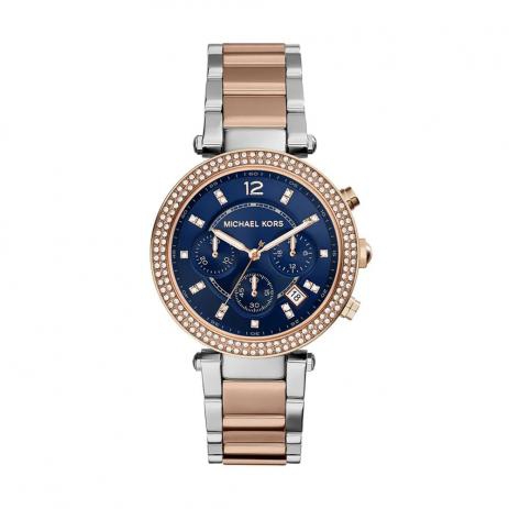 Relogio Mk6141 Dourado Rose Mostrador Azul - Mk6167 - Michael Kors