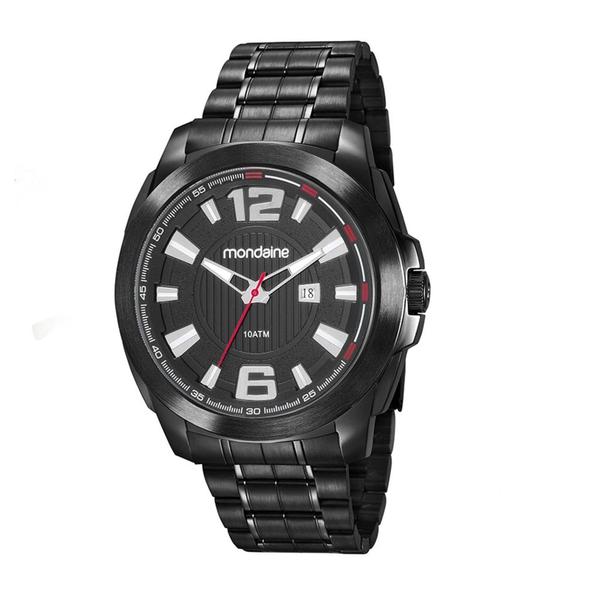 Relógio MONDAINE 83425GPMVPS2 Preto - Mostrador Preto