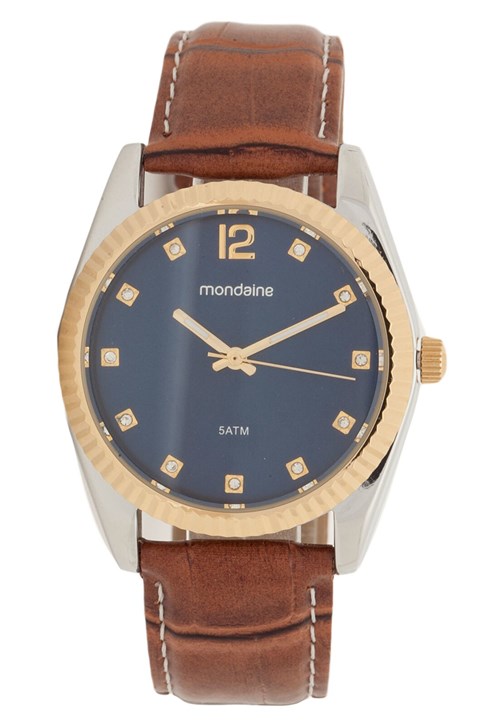 Relógio Mondaine 94259LPMTBR7 Prata/Caramelo