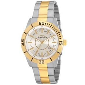 Relógio Mondaine 94364GPMBBA2 Calendário, Resistente à Água 50M Vidro Cristal Mineral