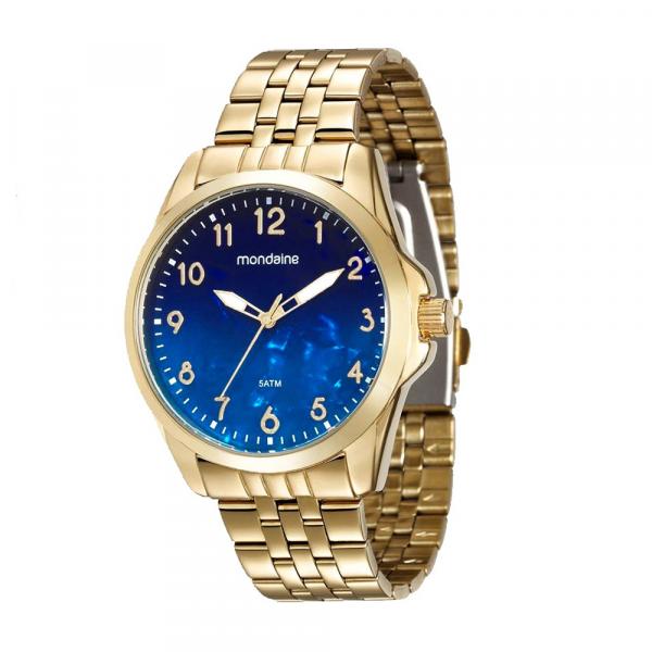 Relógio MONDAINE 99004LPMVDE1 Dourado Mostrador Azul