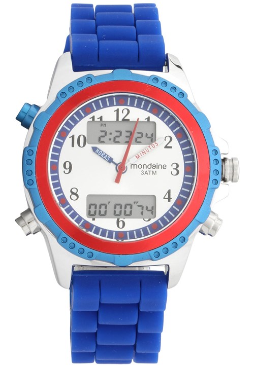 Relógio Mondaine 99180G0MVNI2 Prata / Azul