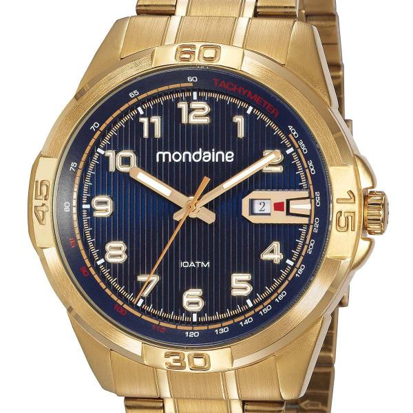 Relógio Mondaine Casual Texturizado 53801GPMVDS1 Dourado