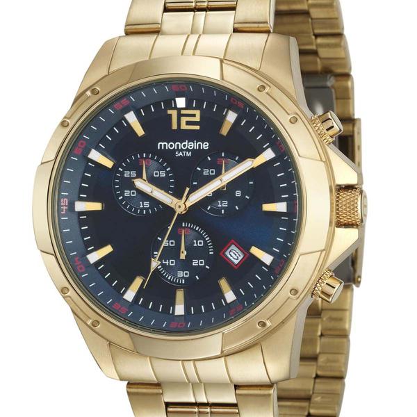 Relógio Mondaine Cronógrafo Masculino 99177GPMVDA1 Dourado