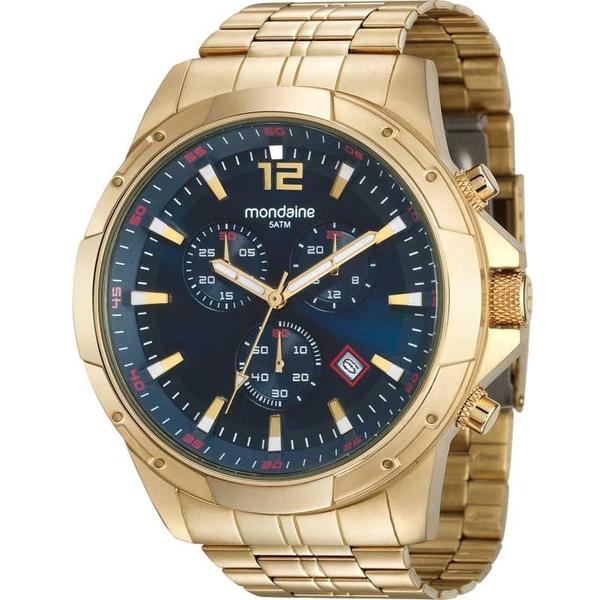 Relógio Mondaine Cronógrafo Masculino 99177GPMVDA1 Dourado