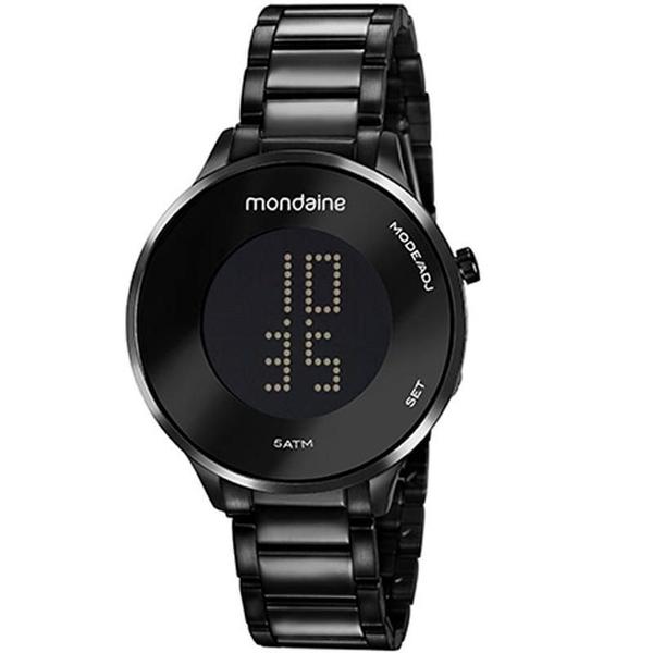 Relógio Mondaine Digital Preto - 53786LPMVPE3