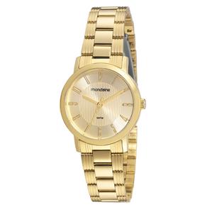 Relógio Mondaine Dourado Feminino 78215LPMBDA1 Resistente à Água 50M