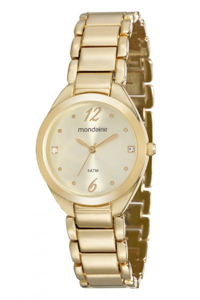 Relógio Mondaine Feminino 53566LPMVDE1 Dourado - Seculus