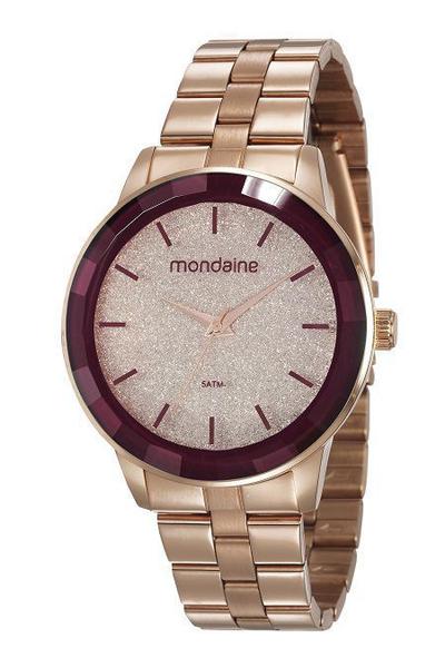 Relógio Mondaine Feminino 53710lpmvre3 Glitter Rosé