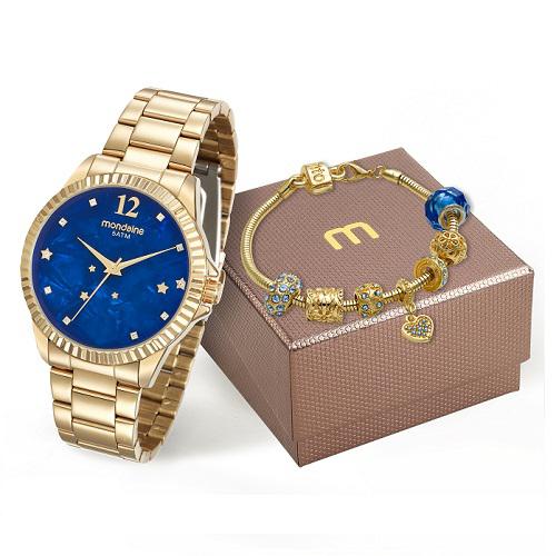 Relógio Mondaine Feminino 99129LPMKDE3K2 + Pulseira