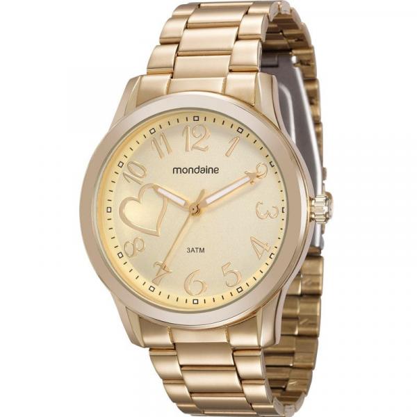 Relogio Mondaine Feminino Aço Dourado