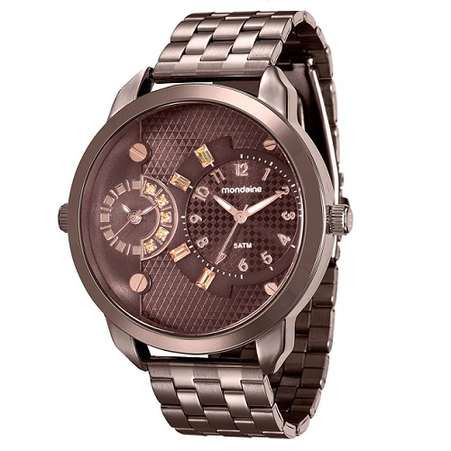 Relógio Mondaine Feminino Analógico Chocolate 76544LPMVME5