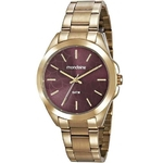 Relógio Mondaine Feminino Analógico Dourado 78750LPMVDA2 Garantia de Um ano