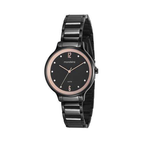 Relógio Mondaine Feminino Analógico Preto 53626lpmvpe1