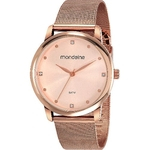 Relógio Mondaine Feminino Analógico Rose Gold 53820LPMVRE2