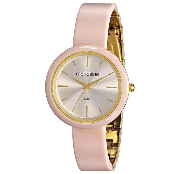 Relógio Mondaine Feminino Bracelete Rosa - 53974LPMVDF1