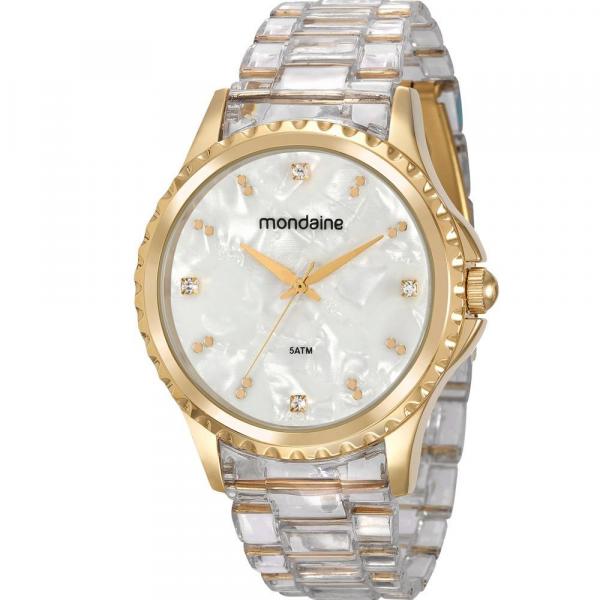Relógio Mondaine Feminino Branco 53680LPMVDF1