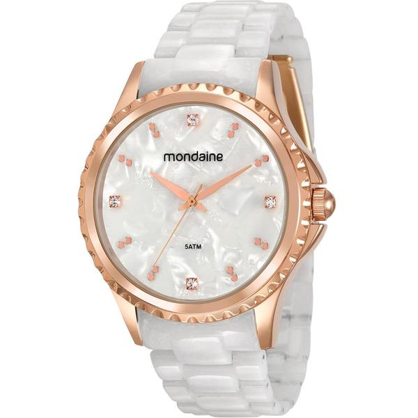 Relógio Mondaine Feminino Branco 53680LPMVRF2