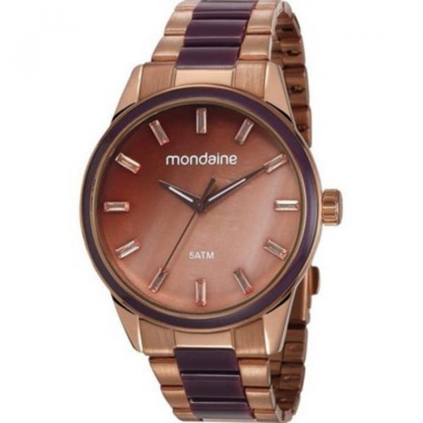 Relógio Mondaine Feminino Chocolate 53663lpmvre2