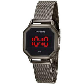 Relógio Mondaine Feminino Chumbo Digital 32094mpmvse2