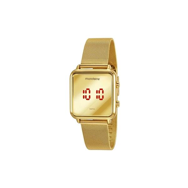 Relógio Mondaine Feminino Digital Dourado 32008mpmvde1