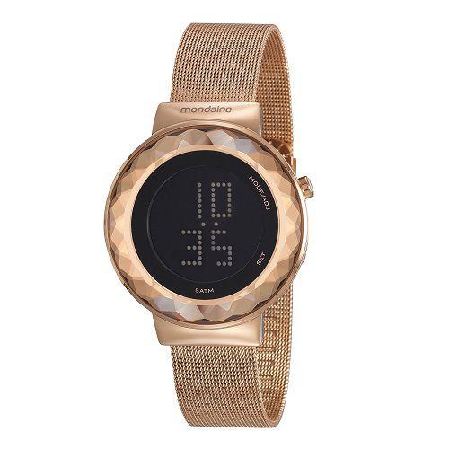 Relógio Mondaine Feminino Digital Rosé 32006LPMVRE2