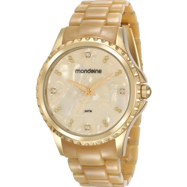 Relógio Mondaine Feminino Dourado 53680LPMVDF3