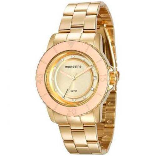 Relógio Mondaine Feminino Dourado 76646lpmvde2