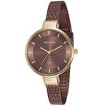 Relógio Mondaine Feminino Dourado/chocolate 76597lpmvae5