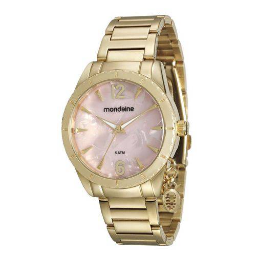 Relógio Mondaine Feminino 76600lpmvde3 Dourado / Rosa