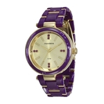 Relógio Mondaine Feminino Dourado E Uva 76637lpmvdz2