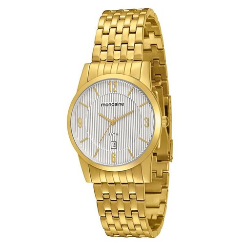 Relógio Mondaine Feminino Dourado em Aço - 94595Gpmbda1