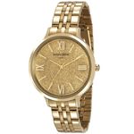 Relógio Mondaine Feminino Dourado Glitter 53689lpmkde1