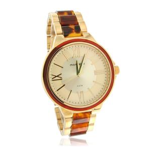 Relógio Mondaine Feminino Dourado Marrom - UN