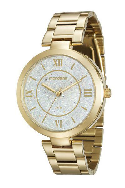 Relógio Mondaine Feminino Fundo Cristais 76615lpmvde1