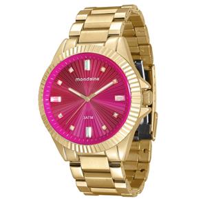 Relógio Mondaine Feminino Glamour 76613lpmvde1 Rosa Gold