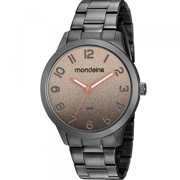 Relógio Mondaine Feminino Grafite 53785LPMVSE3 Analógico 5 Atm Cristal Mineral Tamanho Grande