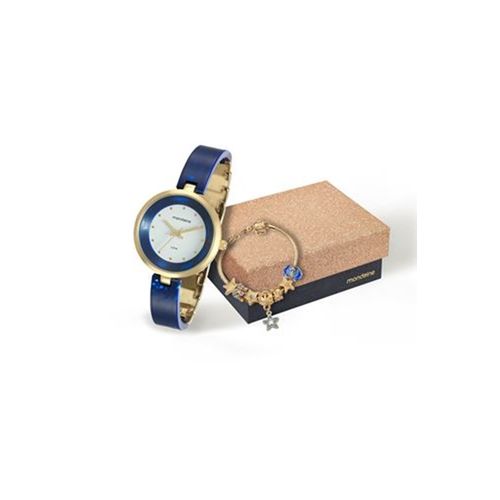 Relógio Mondaine Feminino Kit Semijóia 76611lpmkdz4k1