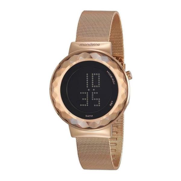 Relogio Mondaine Feminino Led Rose Gold 32006lpmvre2