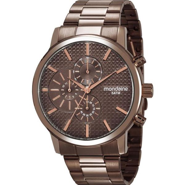 Relógio Mondaine Feminino Marrom 53708LPMVMS4