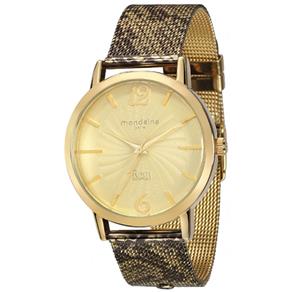 Relógio Mondaine Feminino Moda By Ivete 76332LPMFDE2. Analógico. Resistente à Água 30M.