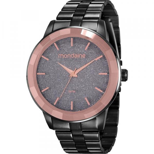 Relógio Mondaine Feminino Preto 53710LPMVSE4