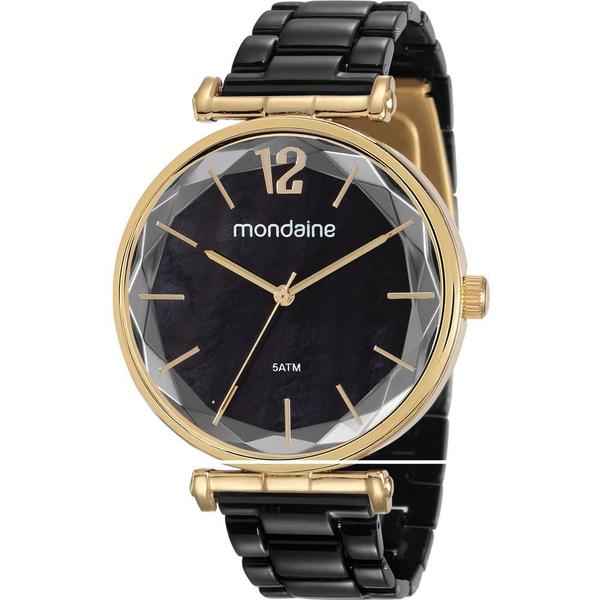 Relógio Mondaine Feminino Preto 53744LPMVDF2