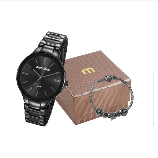 Relógio Mondaine Feminino Preto 53759LPMVPE2K1