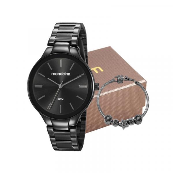 Relógio Mondaine Feminino Preto 53759lpmvpe2k1