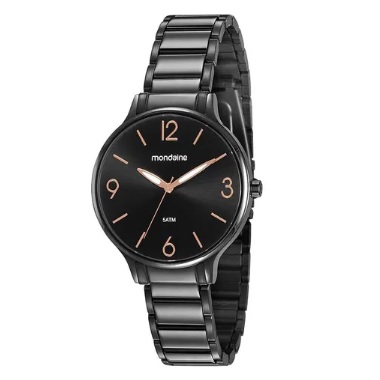 Relogio Mondaine Feminino Preto 53778Lpmvse4